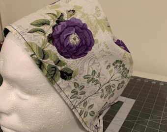 Custom scrub cap for women.