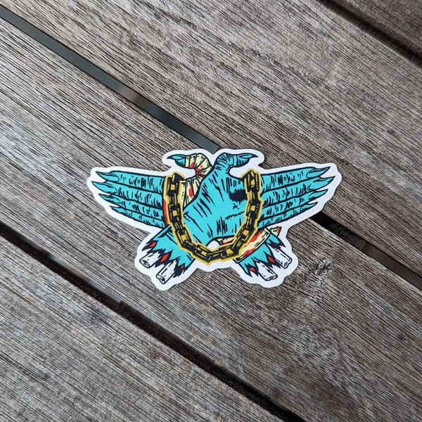 Graffiti Soul's RTJ Imperial Aquila - Glossy Vinyl Sticker | 2.7" |