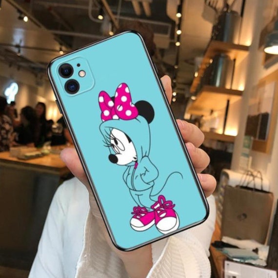 Kawaii Mickey And Minnie Mouse Phone Cases For Iphone 13 Pro Etsy