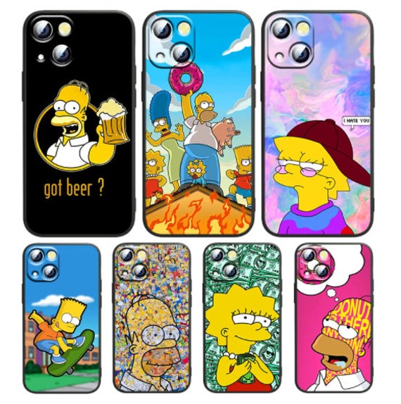 Cute Cartoon the Simpsons for Apple Iphone 14 13 12 11 Pro Max - Etsy