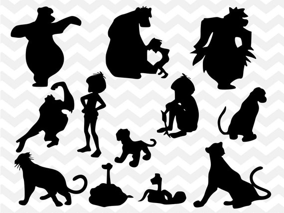 Disney Bundle Svg Jungle Book Svg Mowgli Svg Baloo Svg Etsy