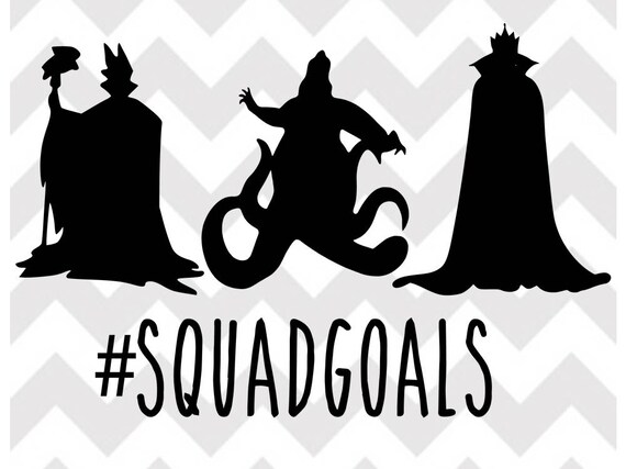 Download Disney Villains Squad Goals svg Villain svg Disney squad ...
