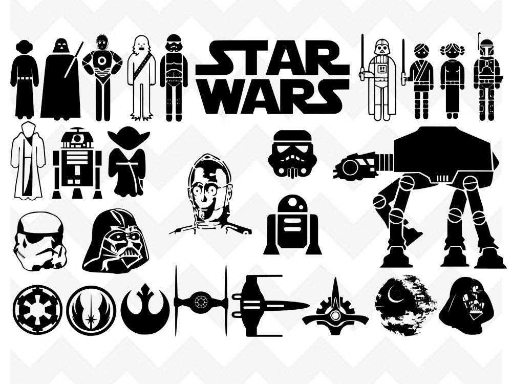 Download Star Wars SVG Star Wars SVG Bundle Disney svg Princess | Etsy