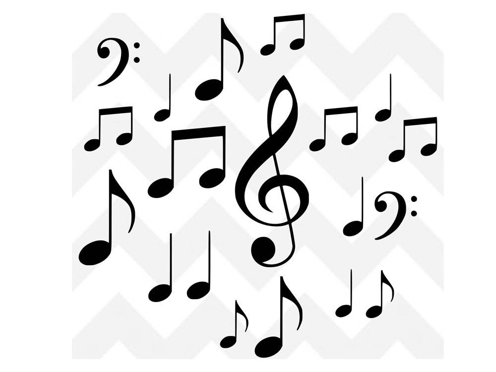 Musical Notes SVG Music Bundle SVG Music SVG Cutting File | Etsy