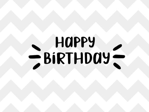 Download Happy Birthday SVG Birthday SVG Birthday Party svg | Etsy