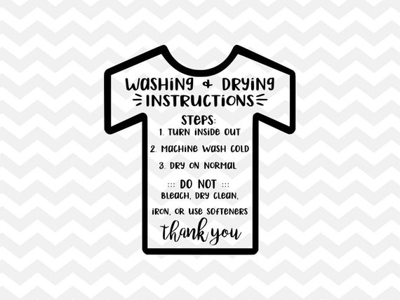 sublimation shirt washing instructions