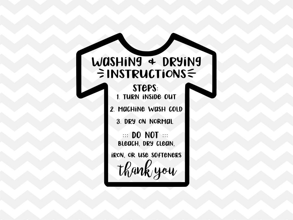 how to wash shirts made with cricut