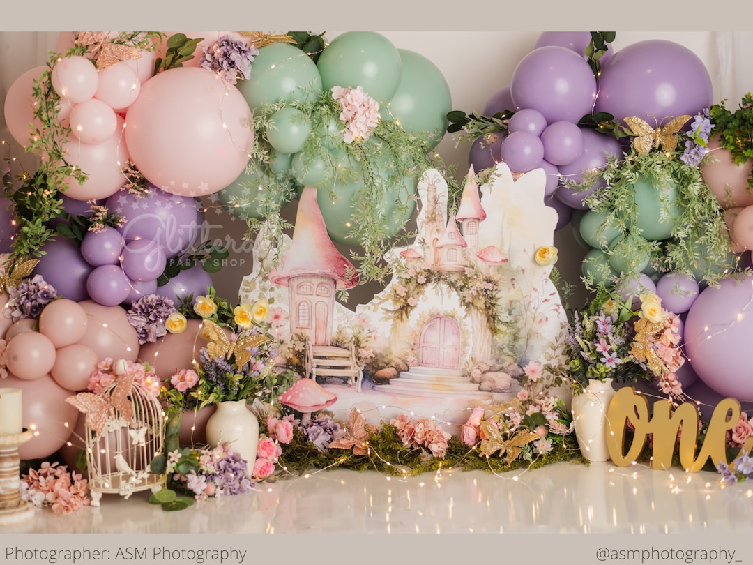Garden Fairy Balloon Arch Kit | Fairy Garden Party, Fairy