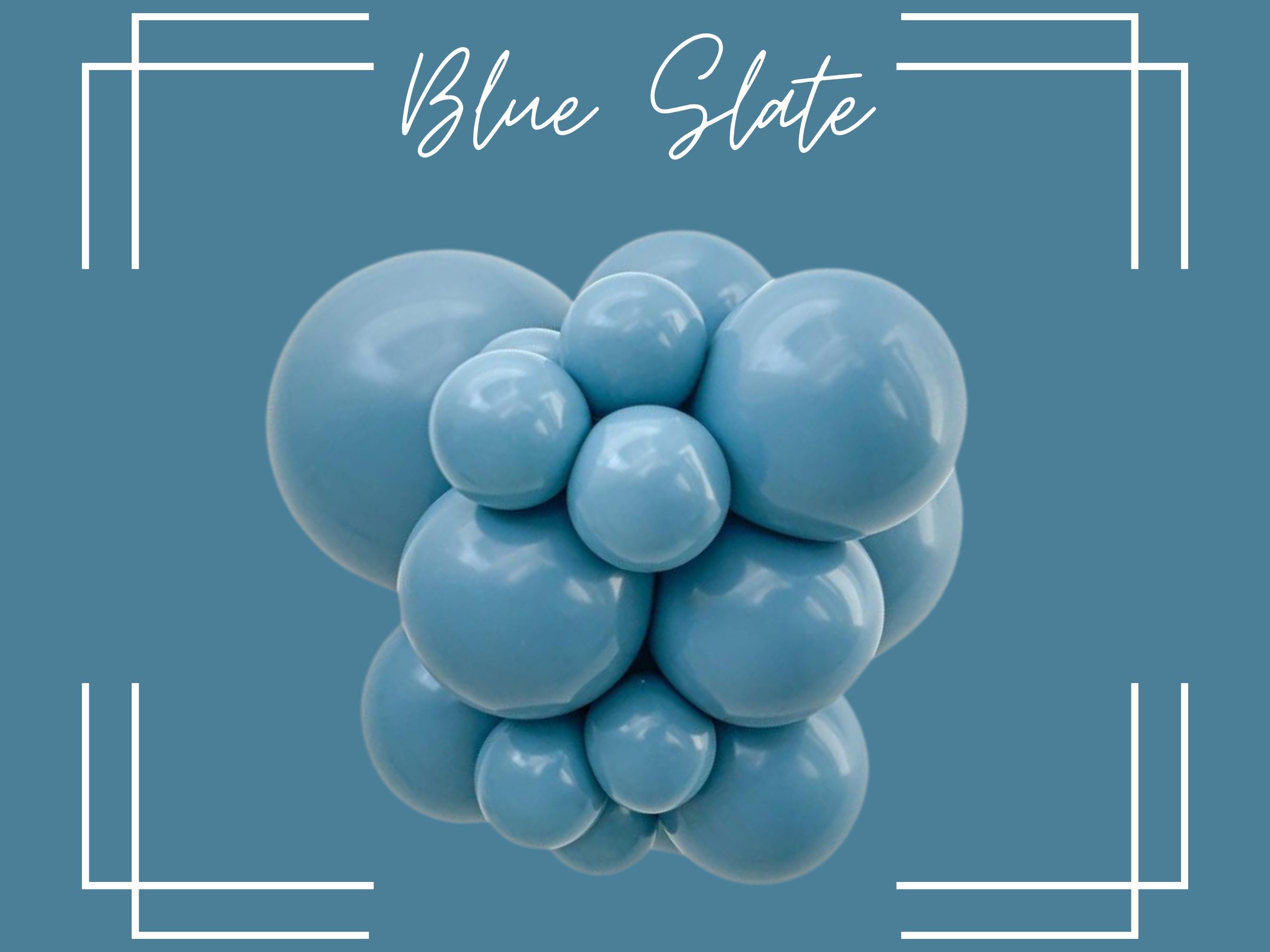 Blue Slate Tuftex Balloon | Slate Blue Biodegradable Latex Balloon