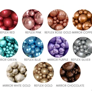 Chrome Natural Latex Balloons | Shiny Metallic Balloon Arch, Gold, Silver, Rose Gold, Birthday Decor, Party Decorations, Graduation, Wedding