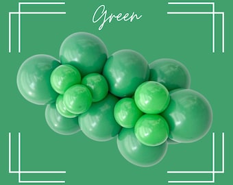 Green Tuftex Balloons | Green Biodegradable Latex Balloons, Bright Green Balloons, Kelly Green Balloons, Tuftex Wholesale, Glitterati Party