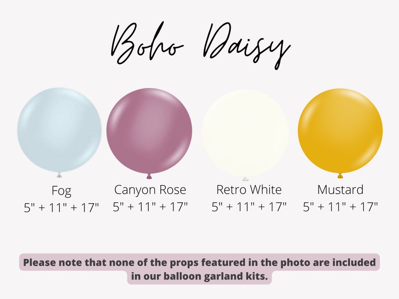 Daisy Wildflower Balloon Arch Kit | Girl Birthday Garland, Boho Floral Baby Shower, Pastel Spring Party Decor image 2