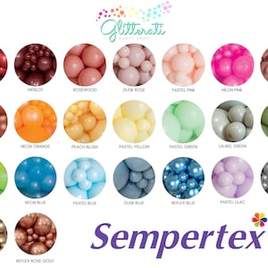 Sempertex Professional Latex Balloons | Balloon Arch, Party Balloons, Custom Balloons, DIY Balloon Decor, Globos 5&quot;, 11&quot;, 17&quot;, 24&quot;, Birthday