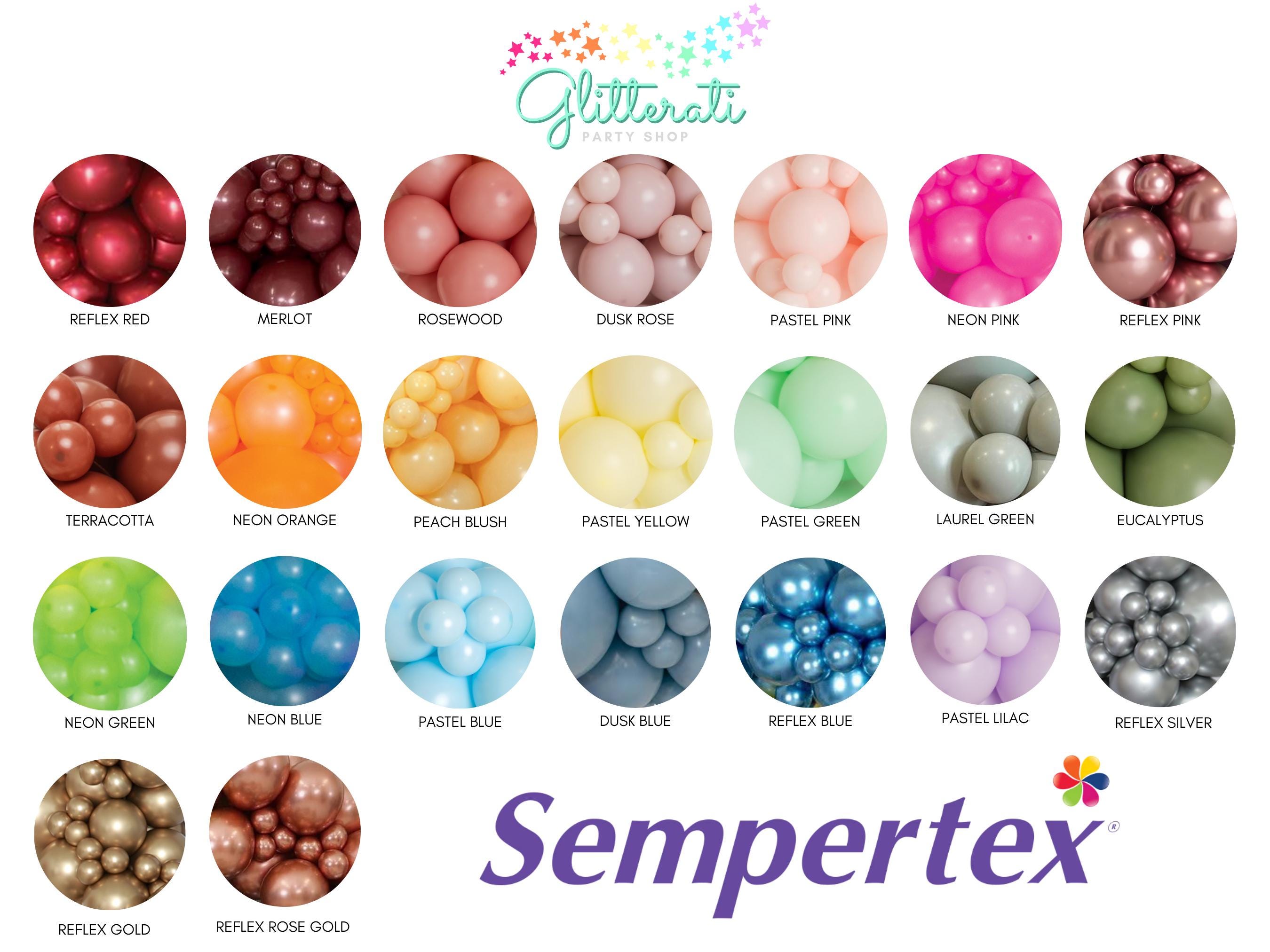 Sempertex Professional Latex Balloons | Balloon Arch, Party Balloons, Custom Balloons, DIY Balloon Decor, Globos 5", 11", 17", 24", Birthday