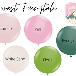 Fairytale Forest Biodegradable Balloons / Wild In The Woods, Camping Bach, Last Trail Before The Veil, Retro Camp Bride, Fall Bridal Shower