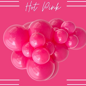 Hot Pink Tuftex Balloons | Hot Pink Biodegradable Latex Balloons, Magenta Pink Party Balloons, Tuftex Wholesale, Glitterati Party Shop, USA