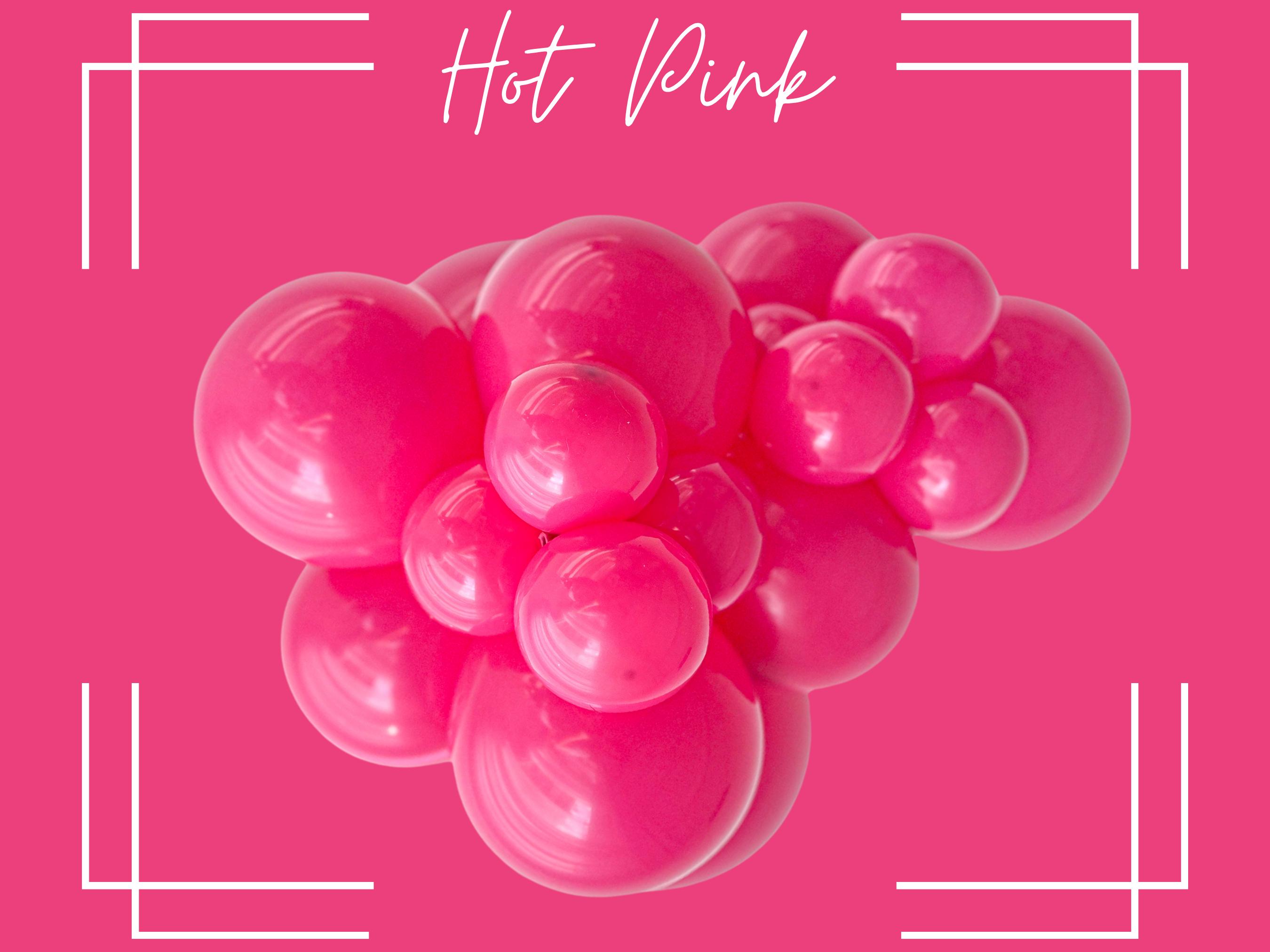 Hot Pink Tuftex Balloons | Hot Pink Biodegradable Latex Balloons 