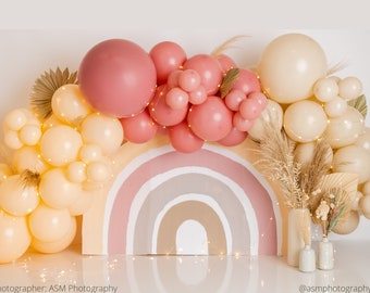Boho Rainbow Balloon Garland DIY Kit / Boho Baby Shower, Boho First Birthday, Boho Party Decor, Bridal Shower, Boho Rainbow 1st Birthday