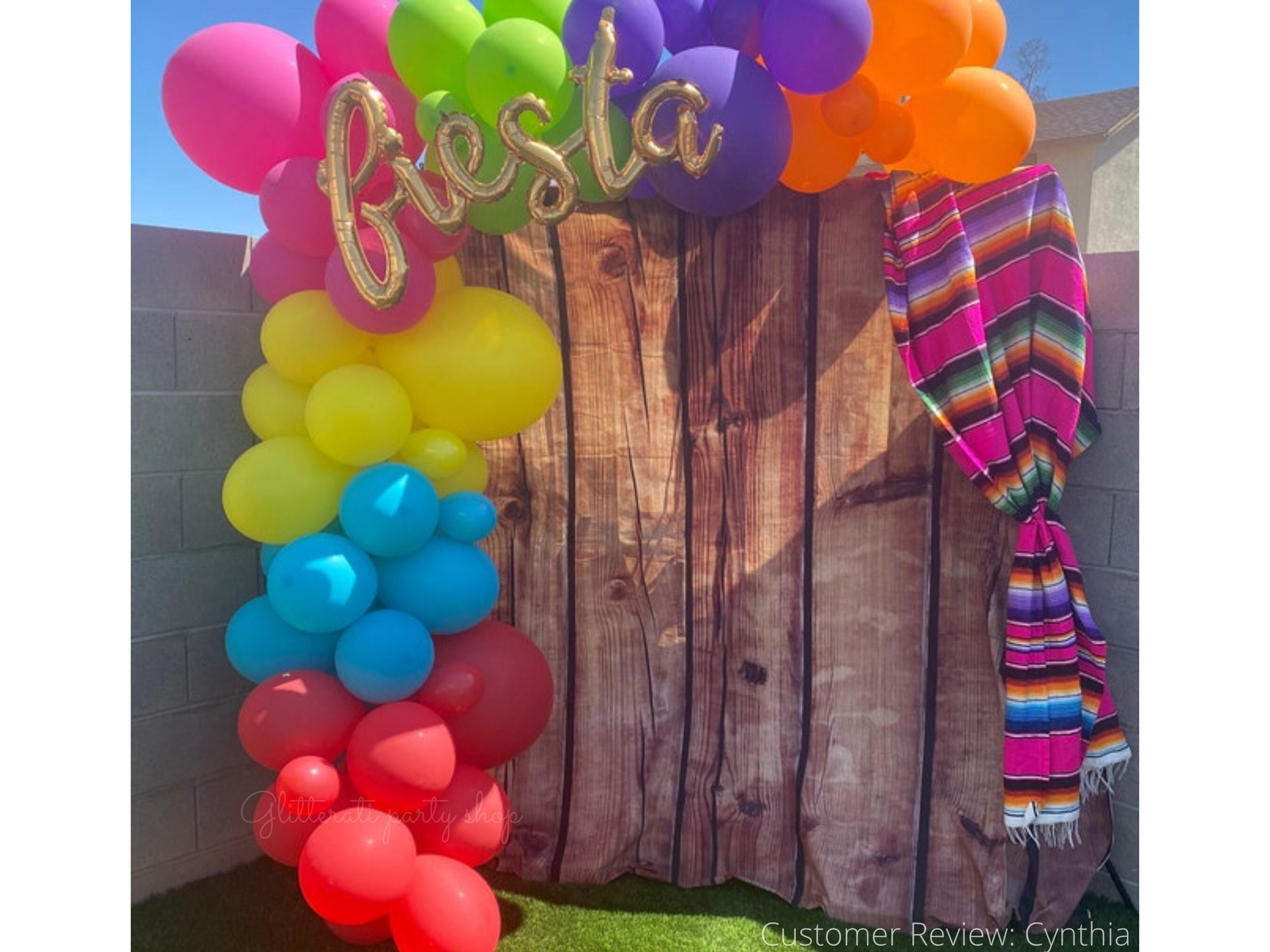 119 Pcs Fiesta Balloon Garland Arch Kit Mexican Fiesta Theme  Party Backdrop Paper Fans Taco Foil Balloons Cinco De Mayo Party Decorations  for Mexican Theme Party Wedding Baby Bridal Shower Birthday 