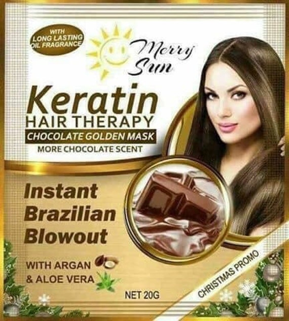 Merry Sun Hair Keratin Therapy Instant Brazilian Blowout W Etsy