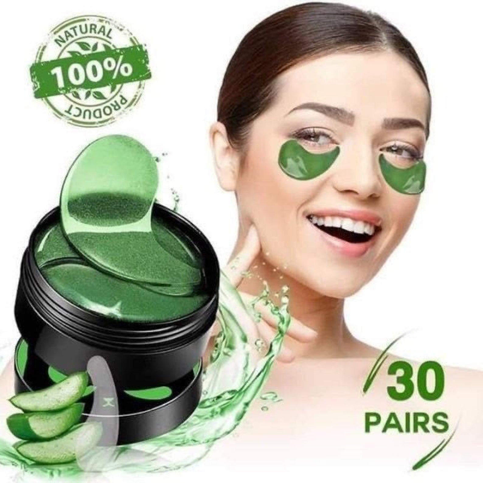 Aloe Vera Eye Mask Cream 92 With Collagen For Dark Cycle Etsy