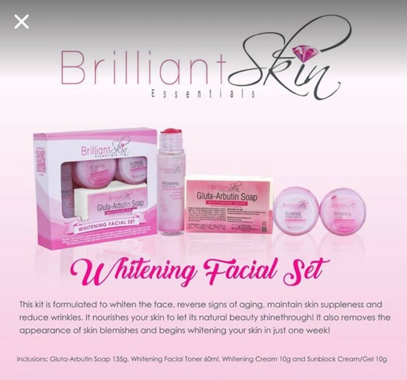 whitening facial set brilliant