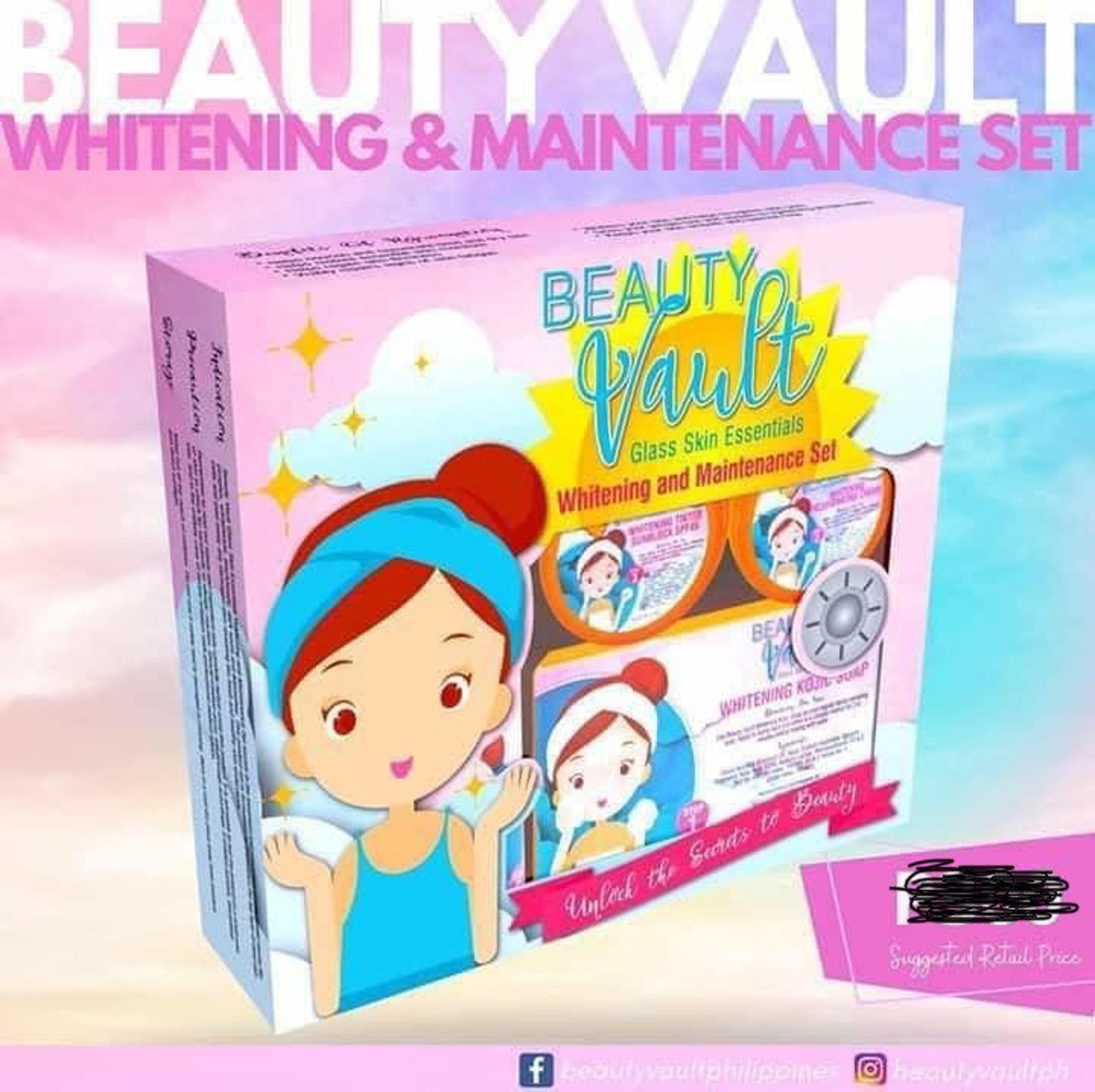 2 Set Beauty Vault Rejuvenating Set Whitening Maintenance Set Etsy