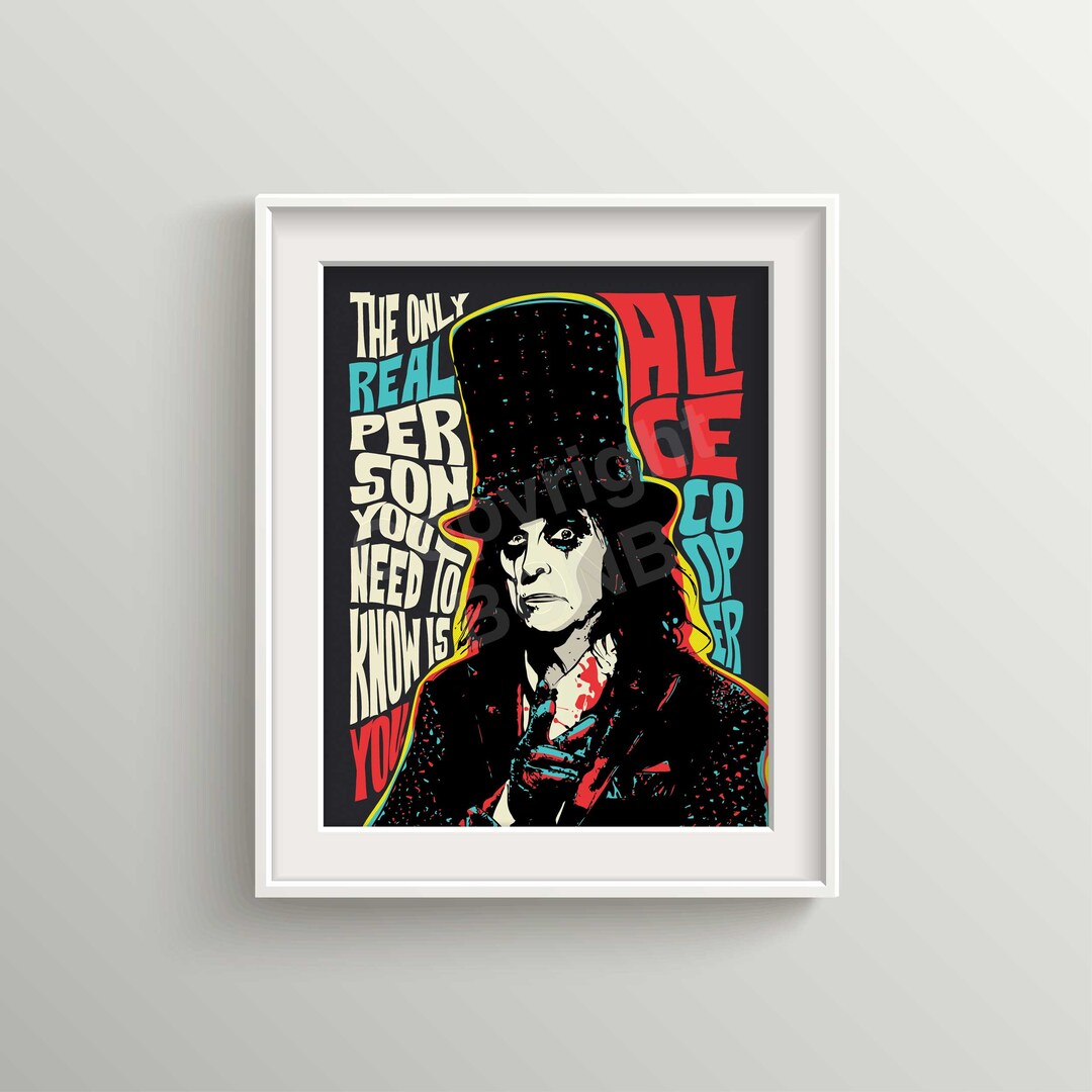 Pop Art Portrait of AC With Inspirational Quote | Wall Art Print ...
