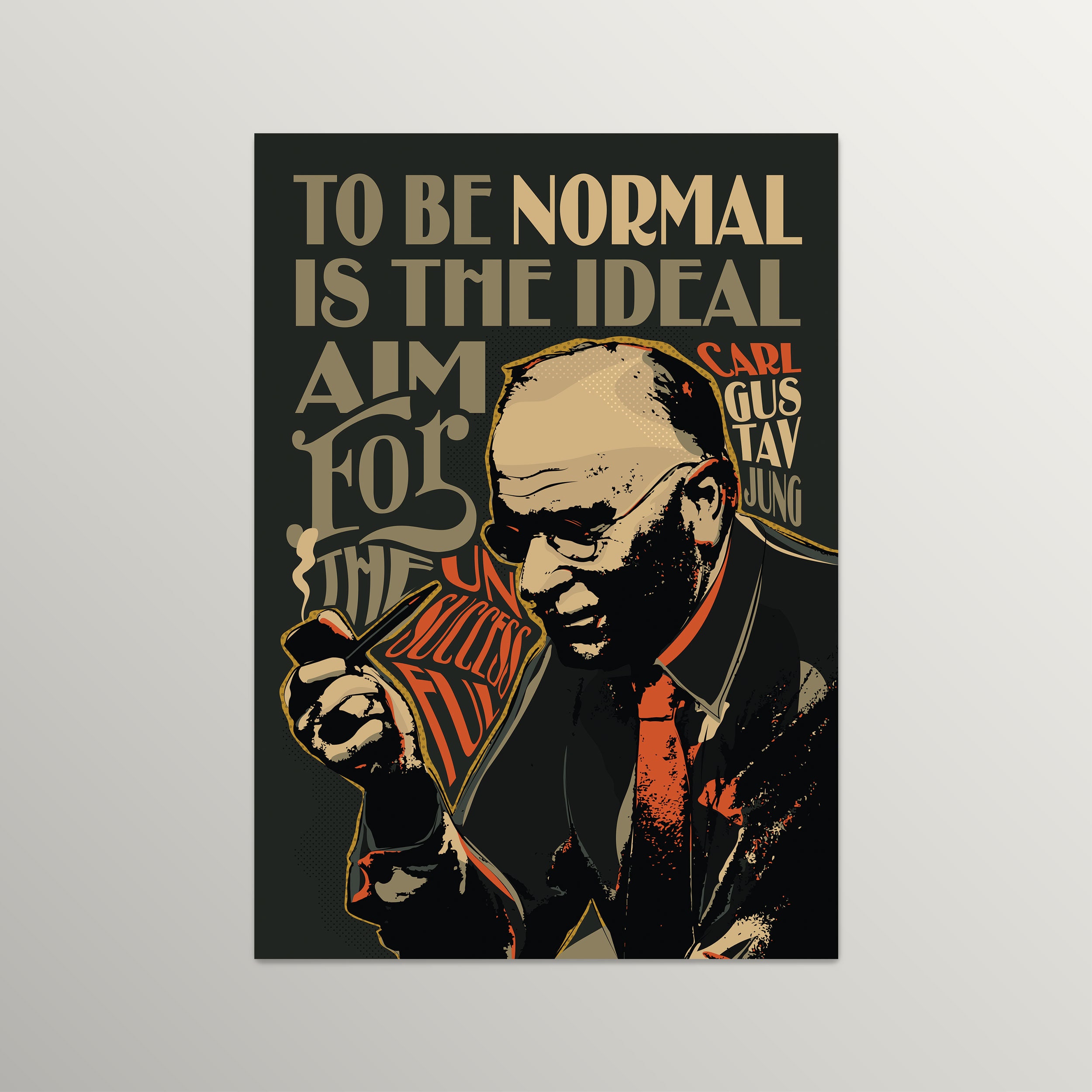 Carl Gustav Jung, Quotes, Pop Art Portrait, Mindfulness, Wellbeing ...