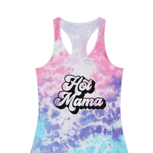 Hot Mama Shirt, Hot Mom Shirt, Mom Graphic Tank Top