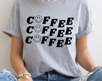Camisa de café, café, camiseta de café mamá, camiseta de bebedor de café, camiseta de mamá camiseta mamá