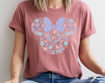 Easter Disney Mouse Shirt, Minnie Easter shirt, Ears Shirt, Disney Easter Eggs Shirt, Disney Trip Tee, Easter Tees