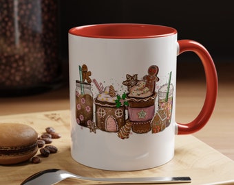 Taza de café navideña