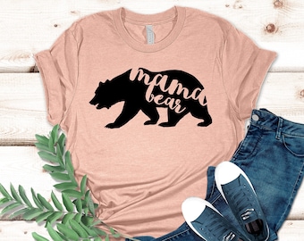 Mama Bear Shirt, Don't Mess With Mama, Gift For Fun Mom, Mama Bear T-Shirt, Gift For Mom, Mothers Day Gift, Mom Shirt