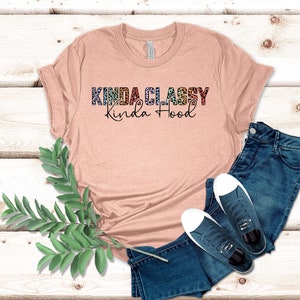 Kinda Boujee Kinda Hood Crew Neck Shirt Thug Life AF Lady Like Gift Errands Athleisure Yoga Spin Barre Pilates Workout Casual Etsy Ireland