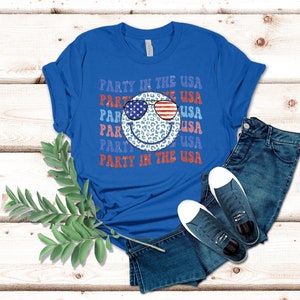 Party In The USA Shirt, Retro USA Shirt, Merica Shirt, Freedom USA