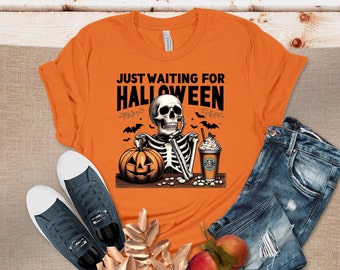 Chemise d'Halloween, Chemise d'Halloween drôle, Chemise squelette, Chemise d'Halloween, Chemise d'été effrayante, Chemise Summerween, T-shirt tendance