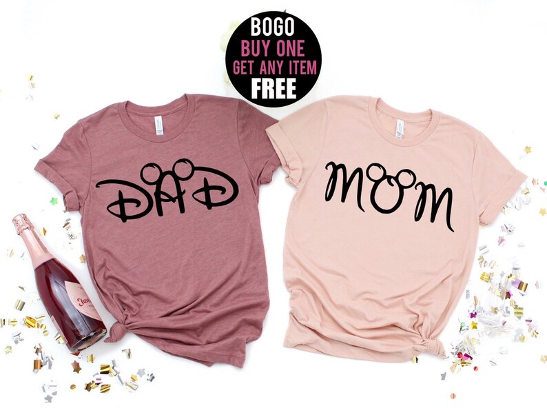 mickey and minnie mom and dad shirts