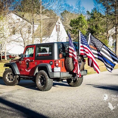 The triple Threat Extra Jeep Flagpole Add on Kit - Etsy The triple Threat Extra Jeep Flagpole Add on Kit - Etsy