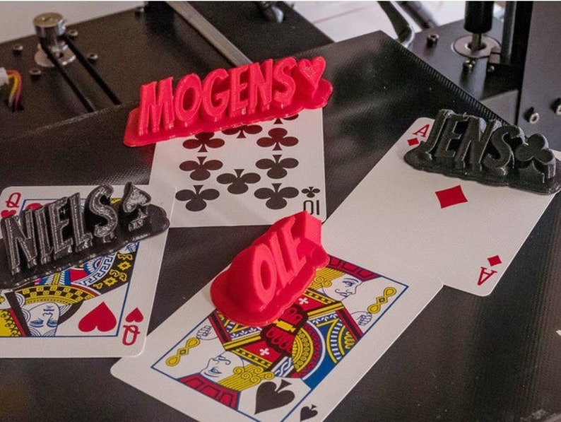 3D Printed Sweeping Name Plate Etsy