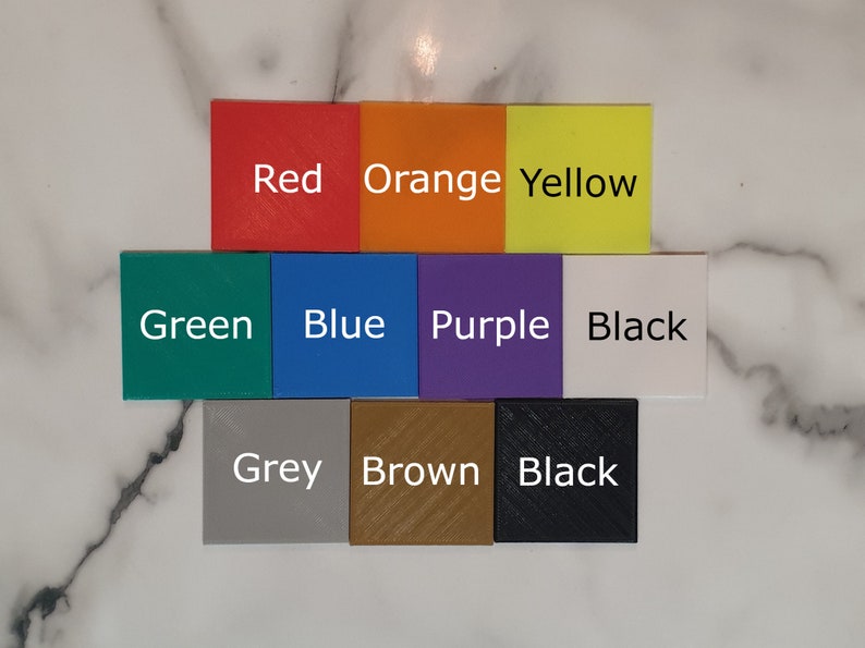 3D Printed Sweeping Name Plate Etsy