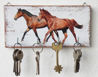Horse Key Holder Etsy