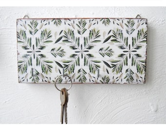 Key Holder Green Key Rack Key Holder for Wall Tropical Wall | Etsy