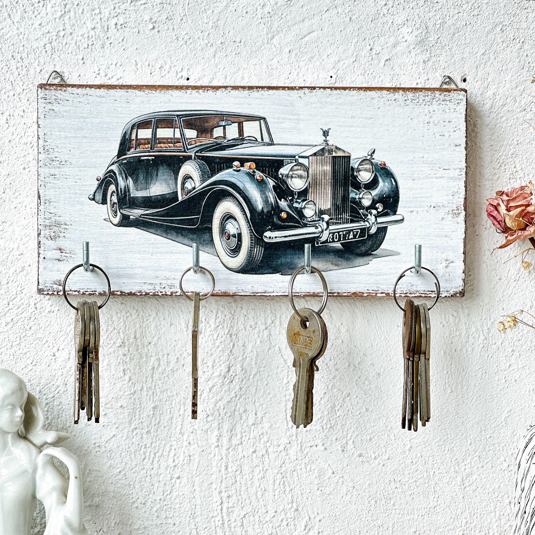 Key Holder for Wall Vintage Car Key Holder Classic Car Decor Key Rack Wall Key Holder Automotive Gift Retro Key Holder Etsy