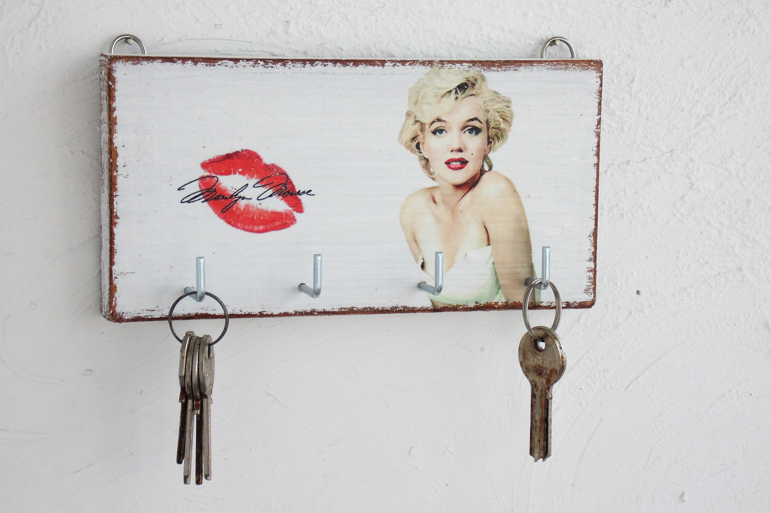 Key Holder for Wall Marilyn Monroe Wall Decor Etsy