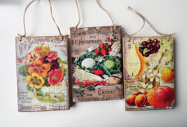 Kitchen Wall Decor Fruit Wall Decor Kitchen Decor Etsy