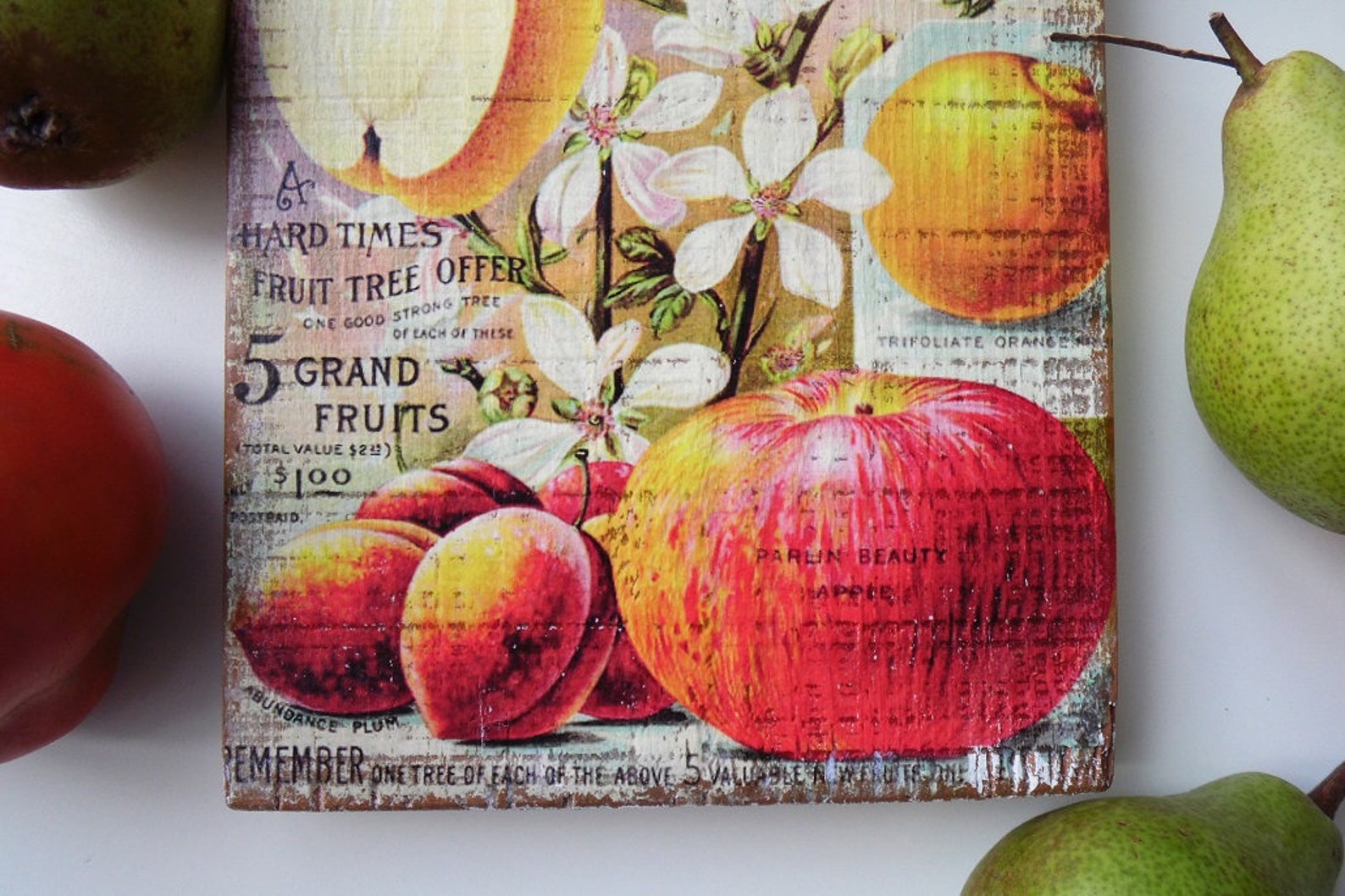 Kitchen Wall Decor Fruit Wall Decor Kitchen Decor Etsy