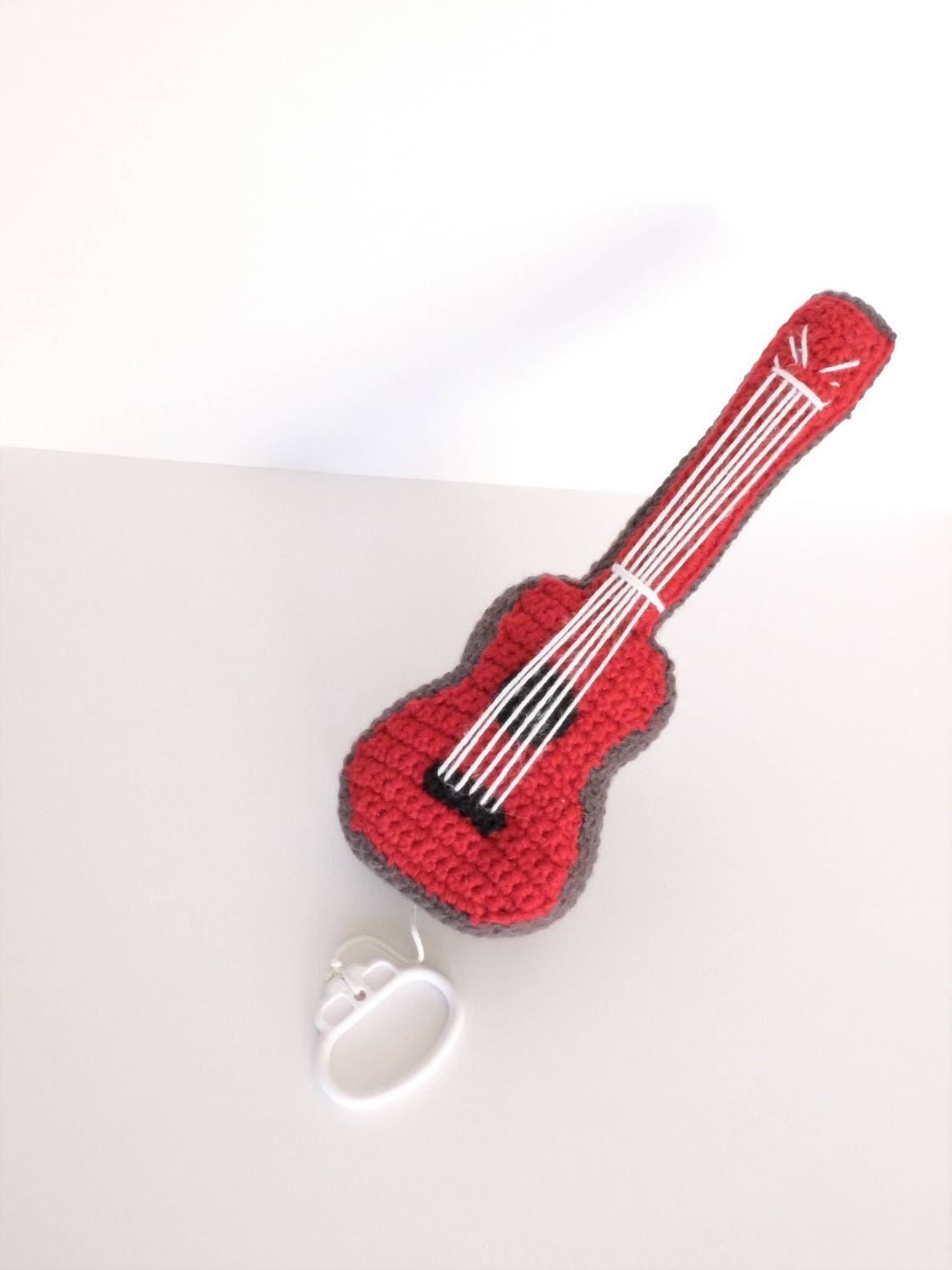 Mobile Wool Music Box Guitar / Music Box Amigurumi Guitar Etsy