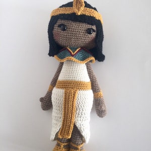 Boneca de lã Cleópatra / Boneca Cleópatra Amigurumi