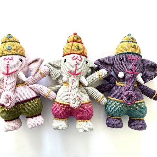 Ganesh poupée en laine / Ganesh Doll Amigurumi